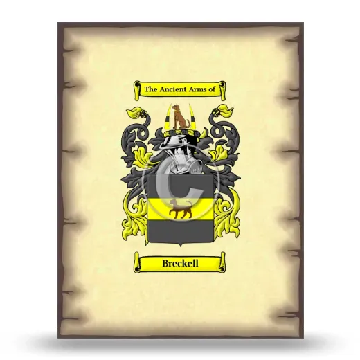 Breckell Coat of Arms Print