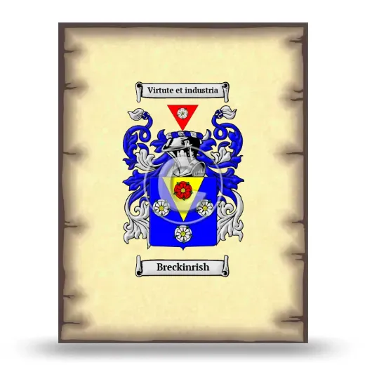 Breckinrish Coat of Arms Print