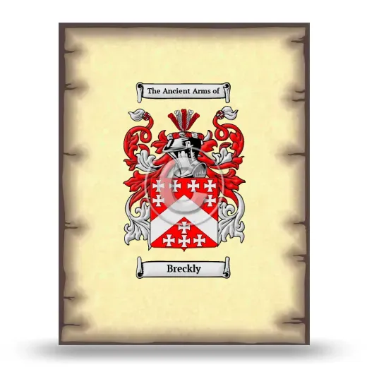 Breckly Coat of Arms Print