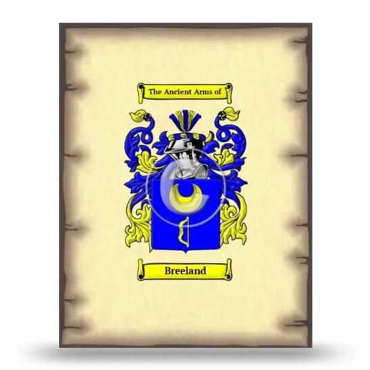 Breeland Coat of Arms Print