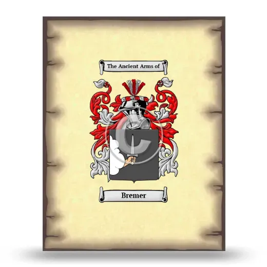 Bremer Coat of Arms Print