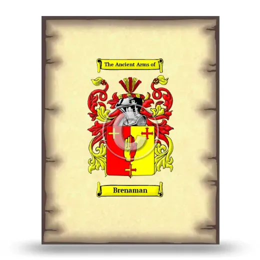 Brenaman Coat of Arms Print