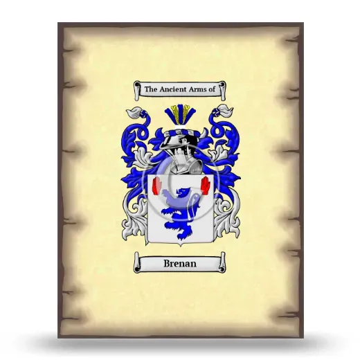 Brenan Coat of Arms Print
