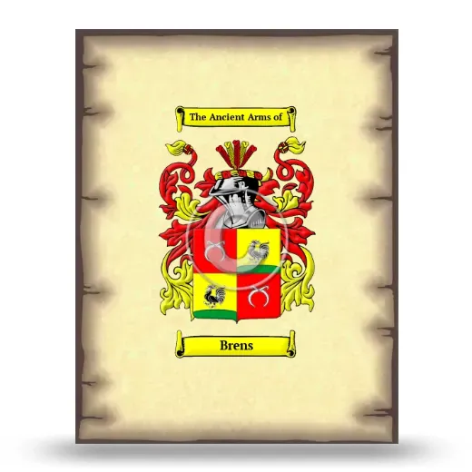 Brens Coat of Arms Print