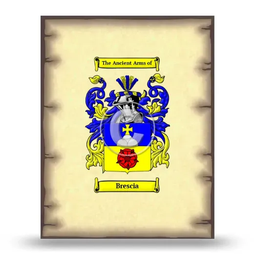 Brescia Coat of Arms Print