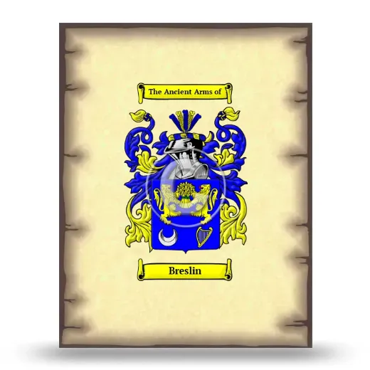 Breslin Coat of Arms Print