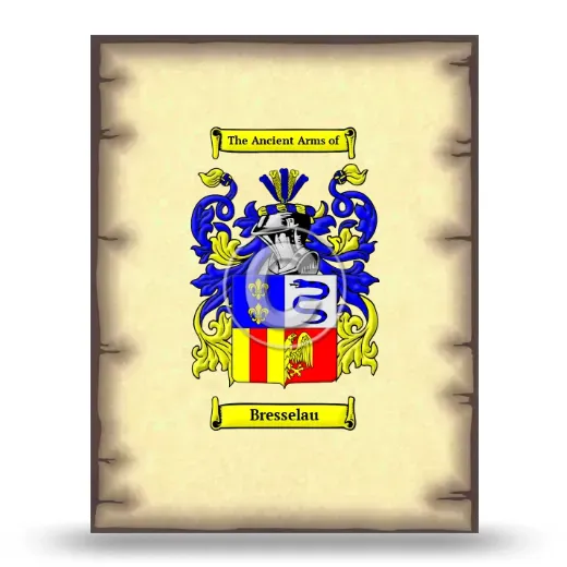 Bresselau Coat of Arms Print