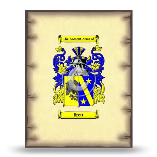 Brett Coat of Arms Print