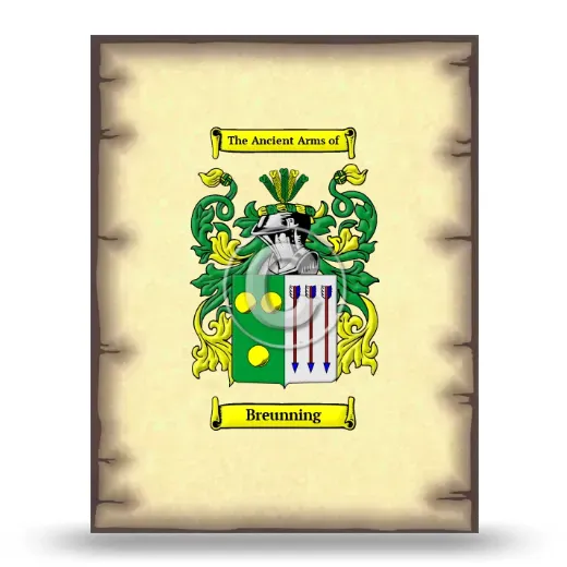 Breunning Coat of Arms Print