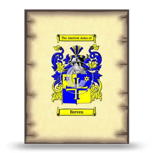 Breven Coat of Arms Print
