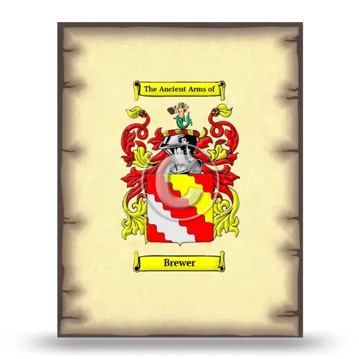 Brewer Coat of Arms Print