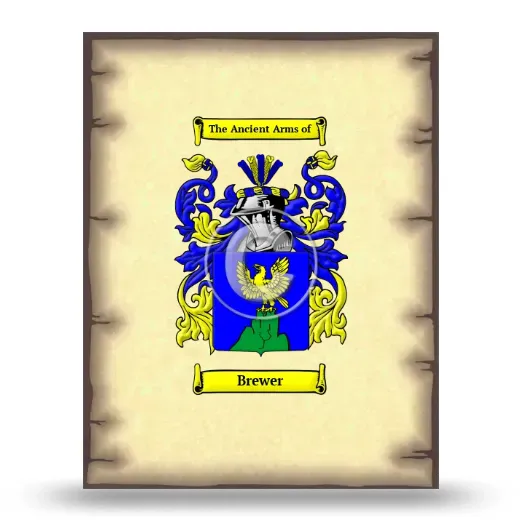 Brewer Coat of Arms Print