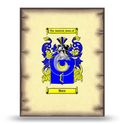 Brez Coat of Arms Print