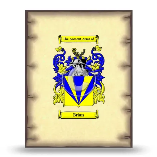 Brian Coat of Arms Print