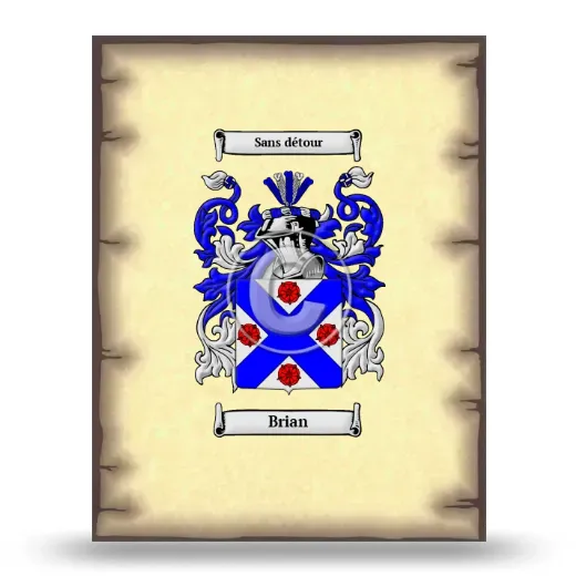 Brian Coat of Arms Print