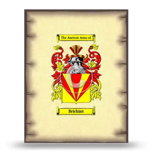 Brichint Coat of Arms Print