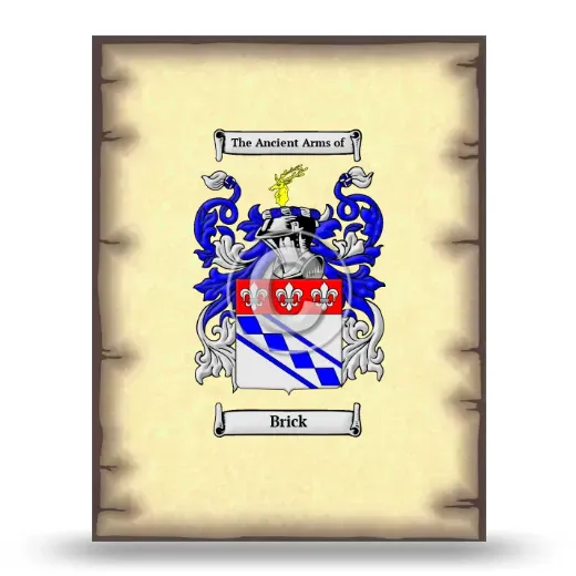Brick Coat of Arms Print