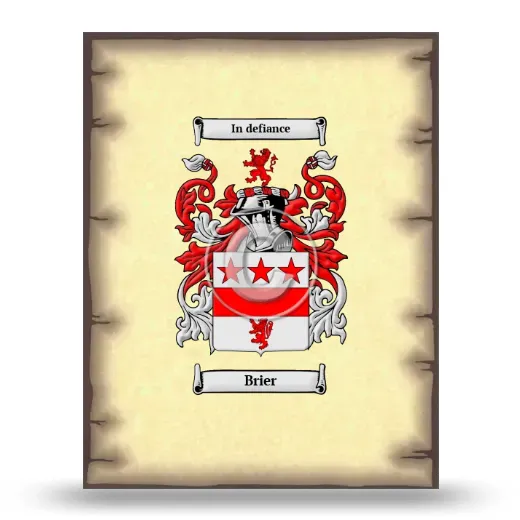 Brier Coat of Arms Print