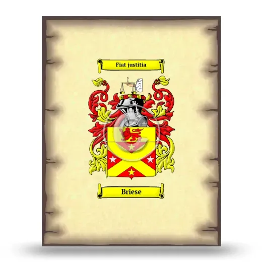 Briese Coat of Arms Print