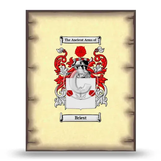 Briest Coat of Arms Print