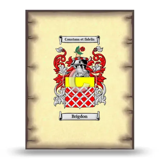 Brigdon Coat of Arms Print
