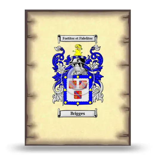 Brigges Coat of Arms Print