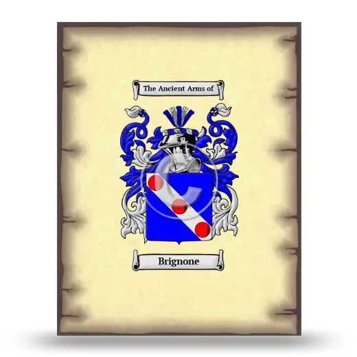 Brignone Coat of Arms Print