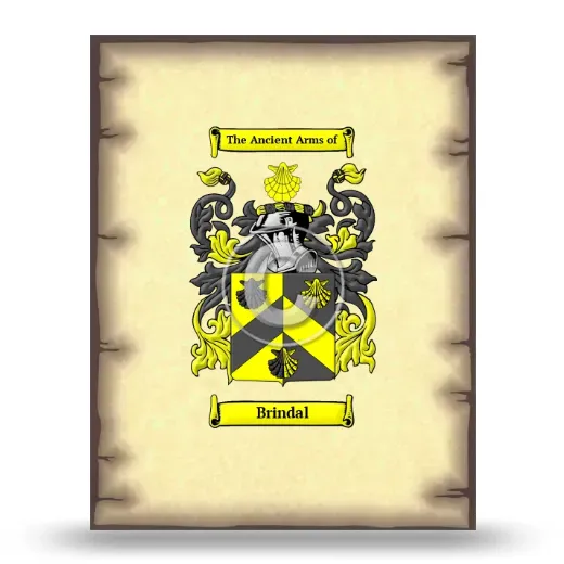 Brindal Coat of Arms Print