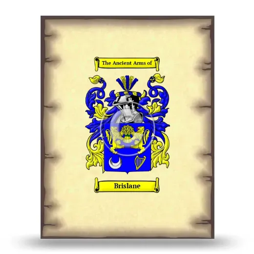 Brislane Coat of Arms Print