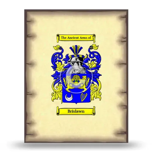 Brislawn Coat of Arms Print
