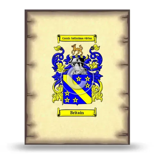 Britain Coat of Arms Print