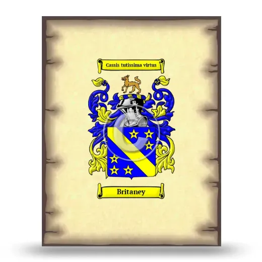 Britaney Coat of Arms Print