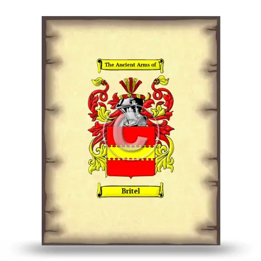 Britel Coat of Arms Print