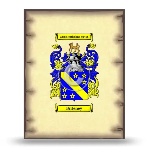 Briteney Coat of Arms Print