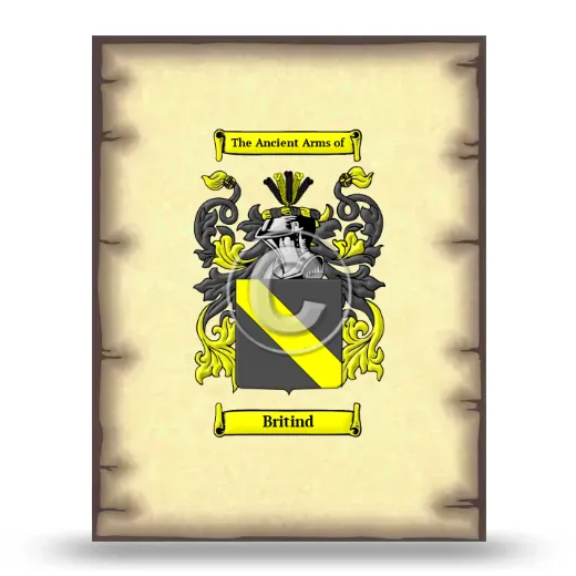 Britind Coat of Arms Print