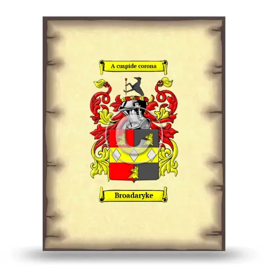 Broadaryke Coat of Arms Print