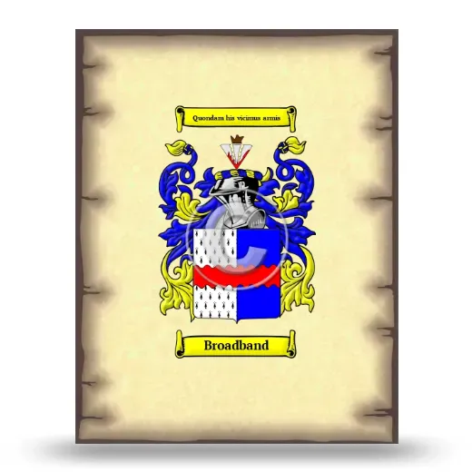 Broadband Coat of Arms Print