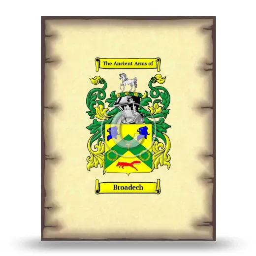 Broadech Coat of Arms Print