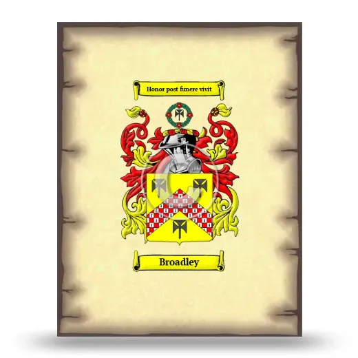 Broadley Coat of Arms Print