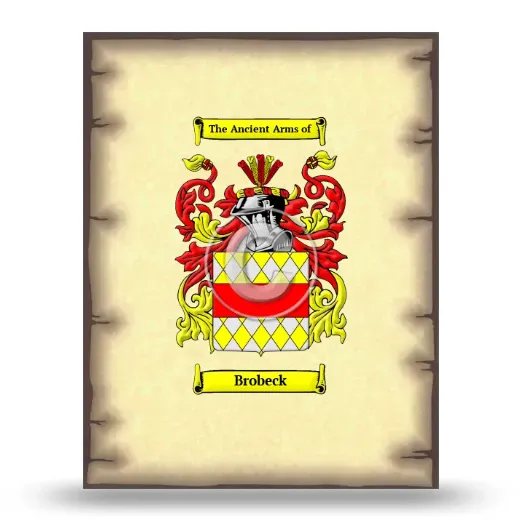 Brobeck Coat of Arms Print