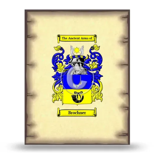 Brochner Coat of Arms Print
