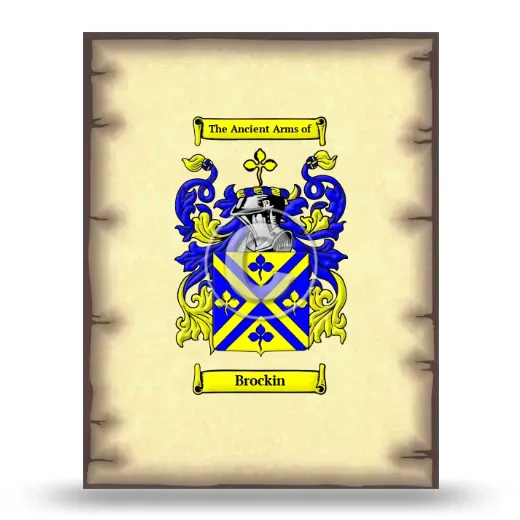 Brockin Coat of Arms Print