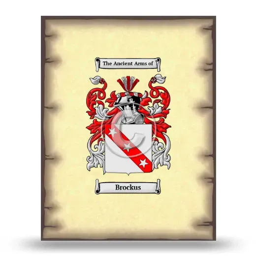 Brockus Coat of Arms Print