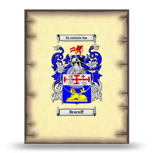 Brocuff Coat of Arms Print