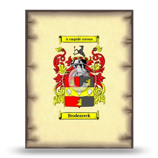 Brodeareck Coat of Arms Print