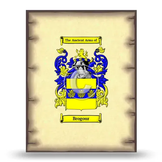 Brogour Coat of Arms Print