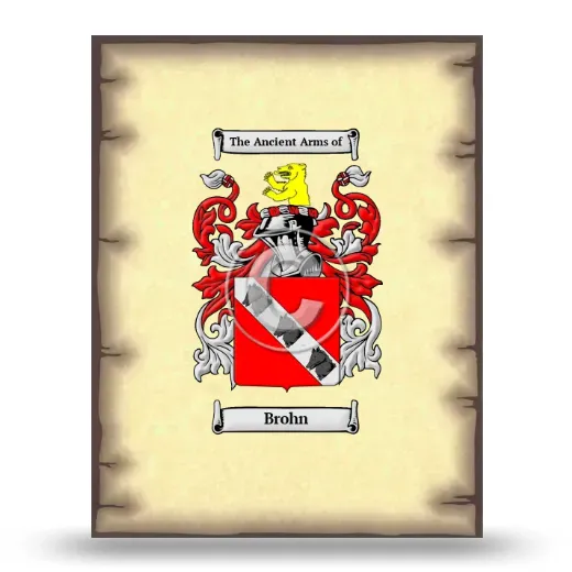 Brohn Coat of Arms Print