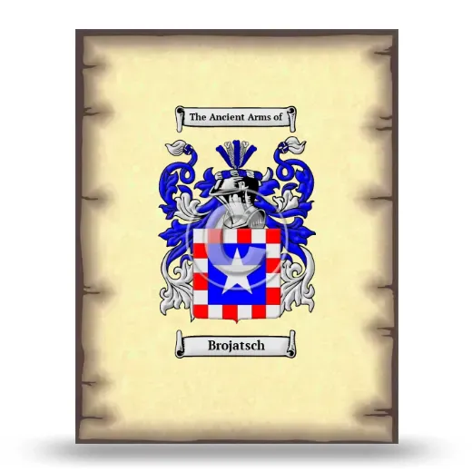 Brojatsch Coat of Arms Print