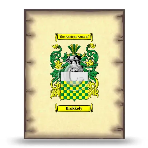 Brokkely Coat of Arms Print