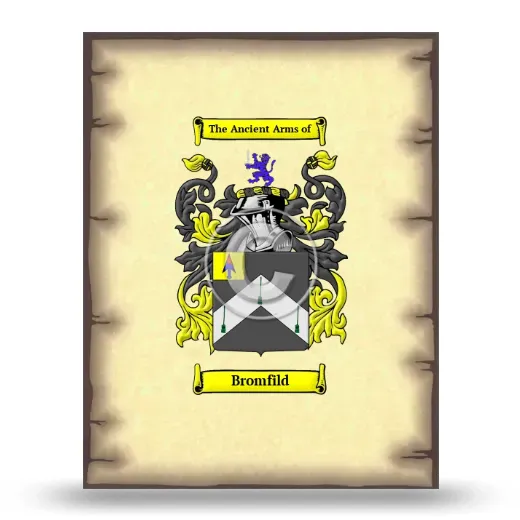 Bromfild Coat of Arms Print